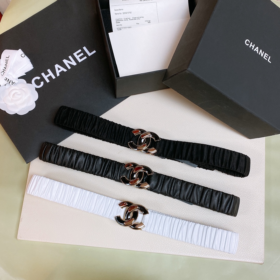 C*hanel Belts Top Quality 30MM