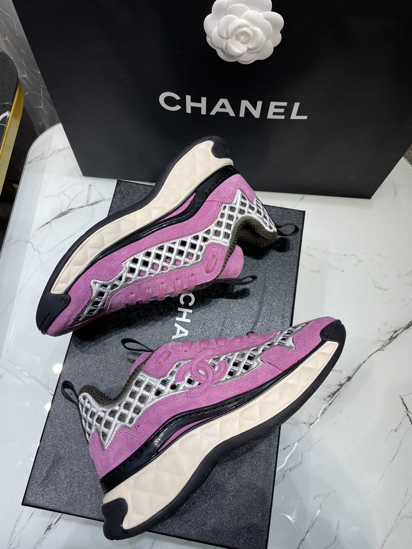 Women C*anel Sneaker Top Version