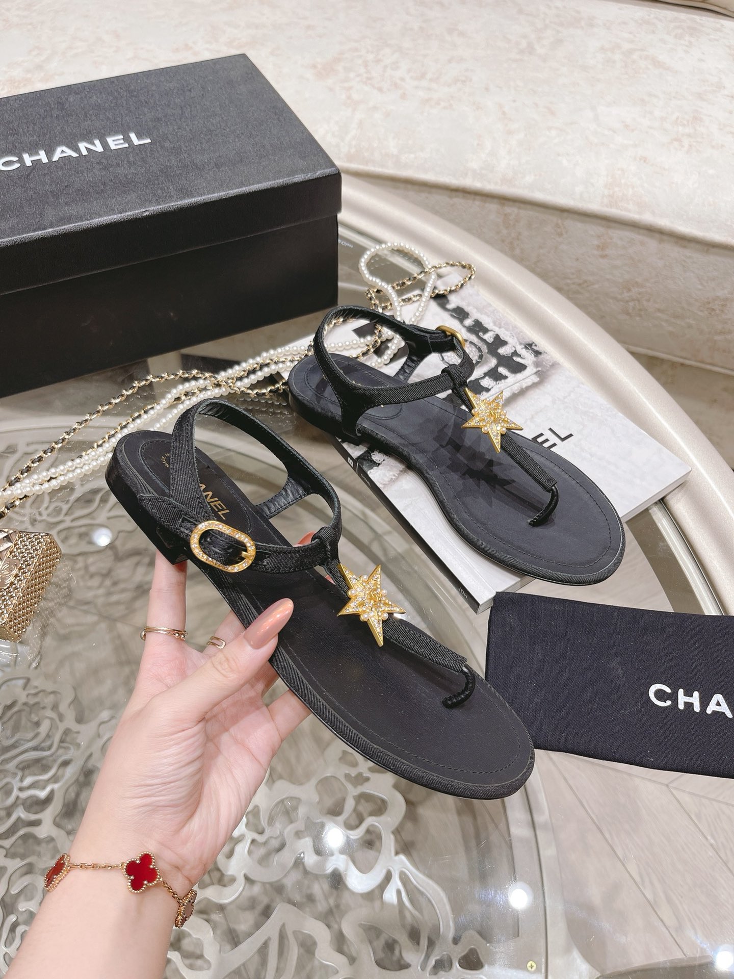 Women C*hanel Top Sandals