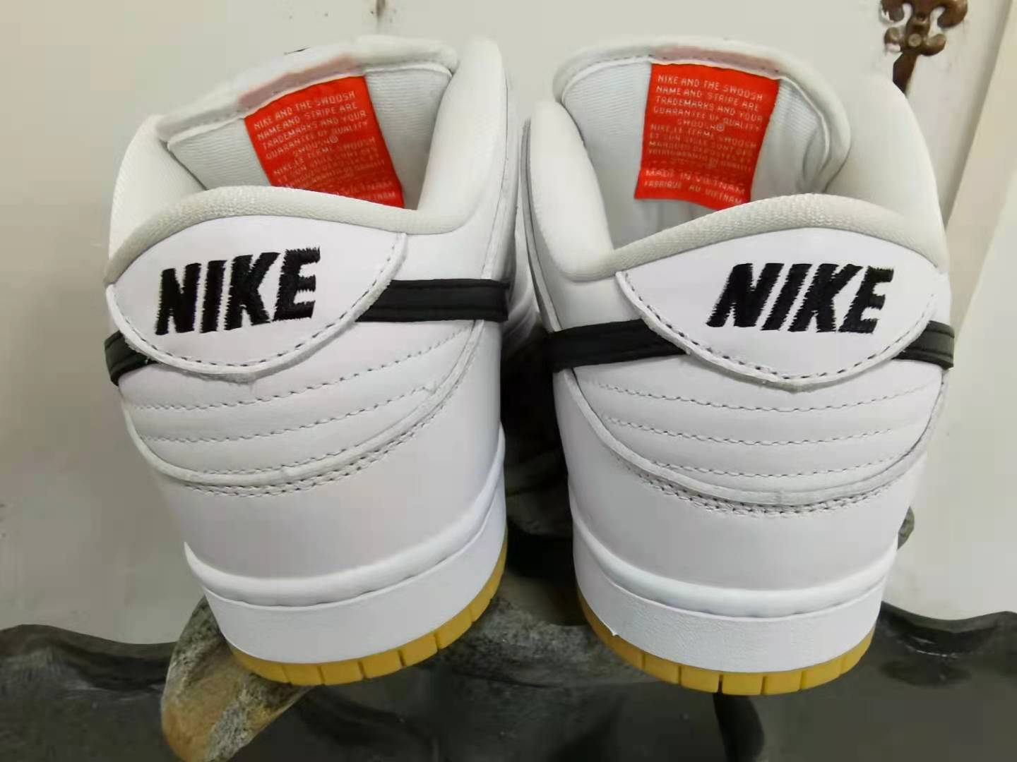 from Nike Dunk SB Low Orange Label White Black CD2563-100