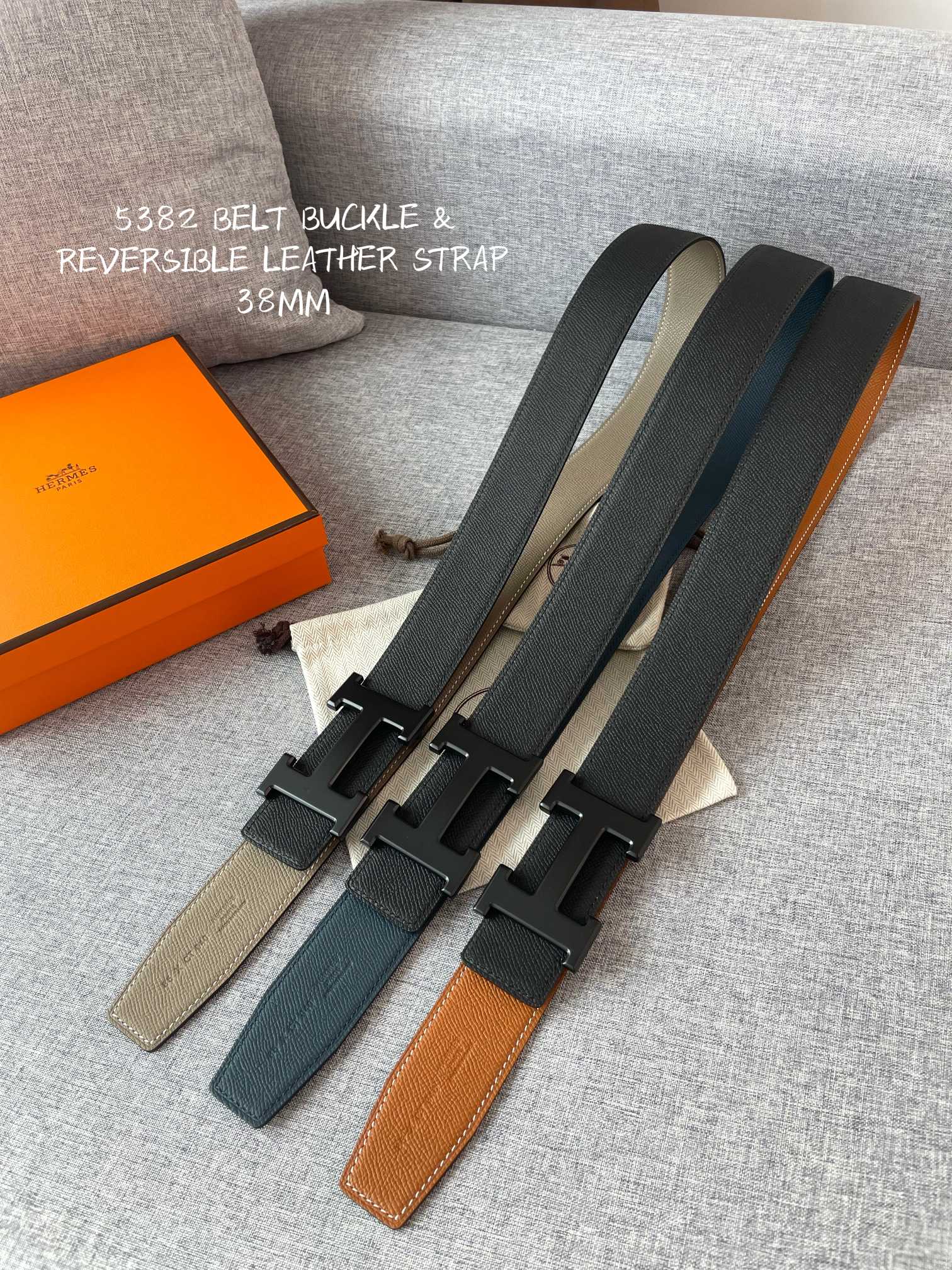 H*ermes Belts Top Quality 3.8CM