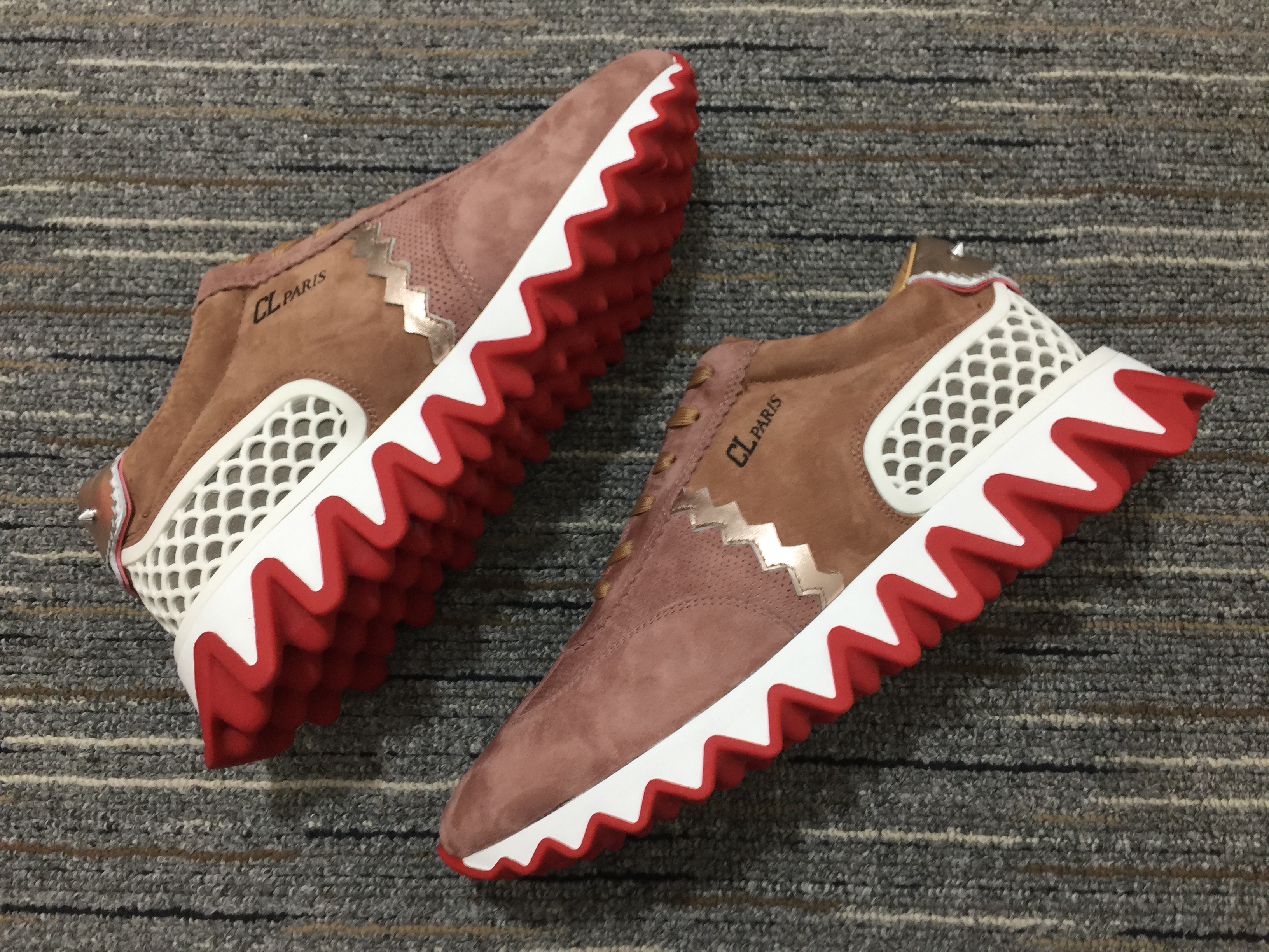 Men C*hristian L*ouboutin Aurelien Flat Top Sneakers