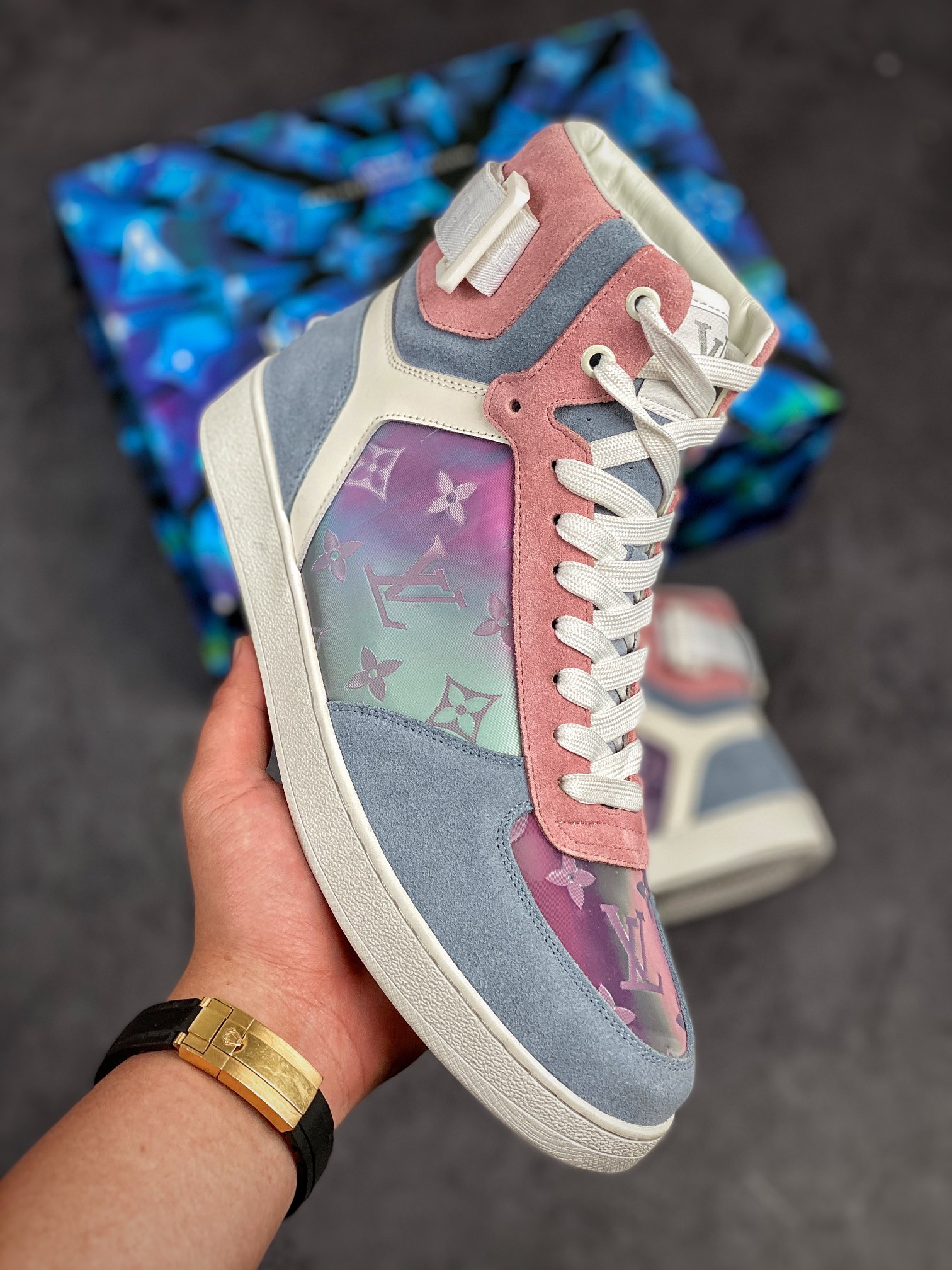 Men L*ouis V*uitton Top Sneaker