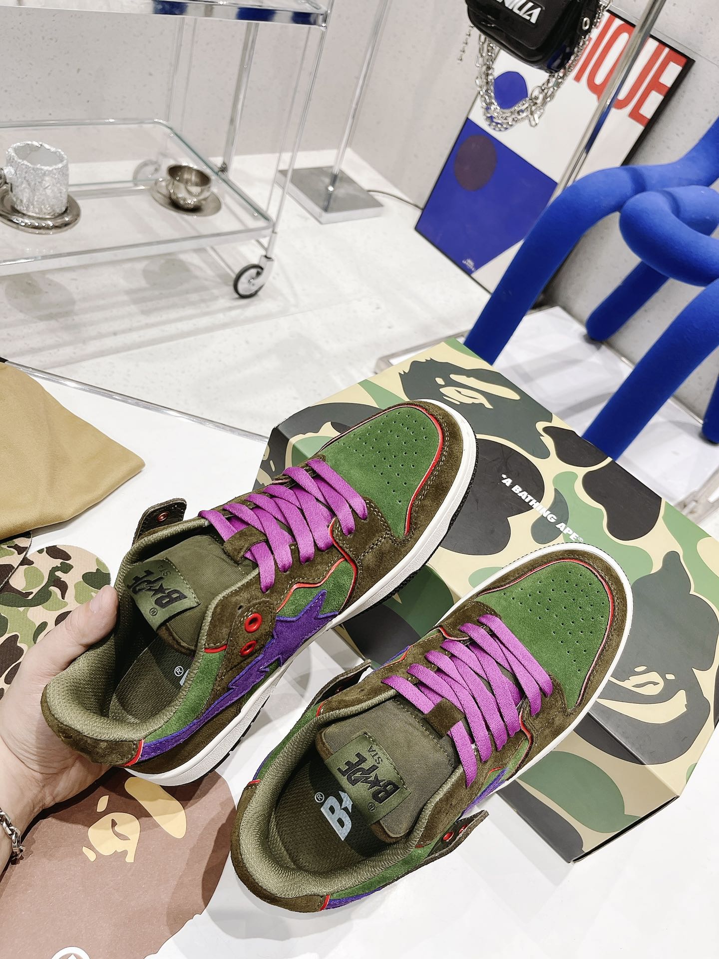 Men Women B*ape Top Sneaker