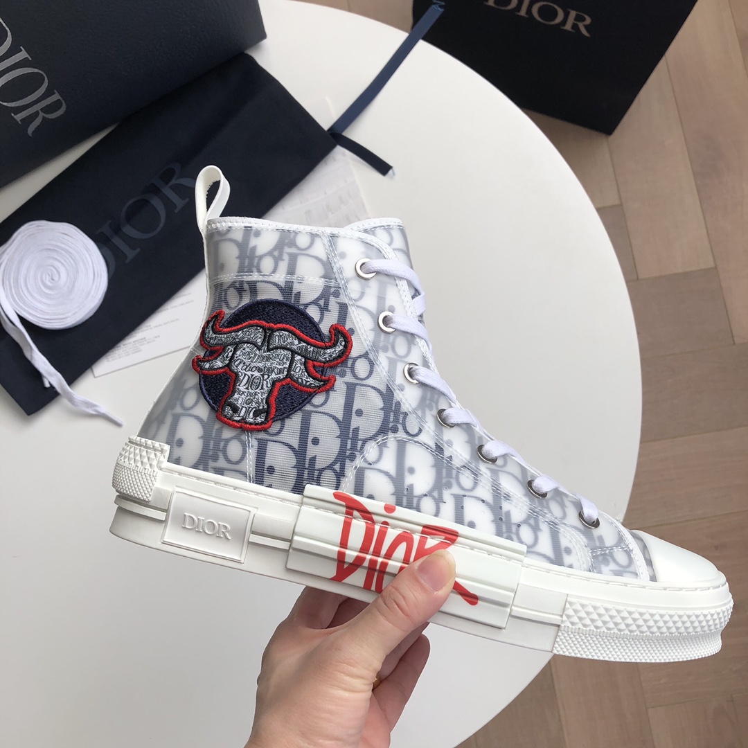 Men Women D*ior Top Sneaker