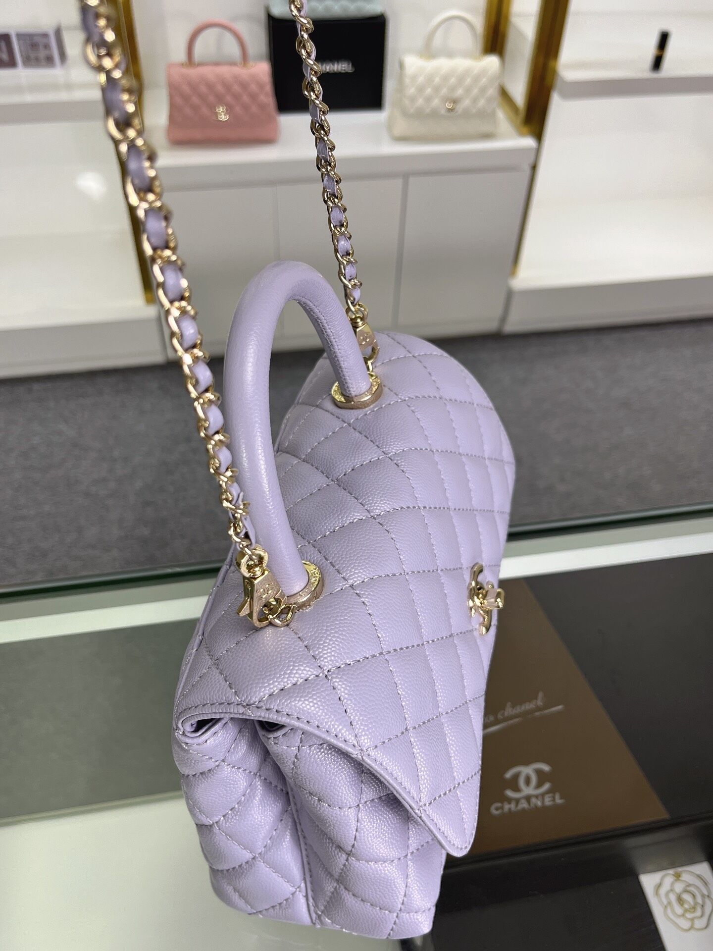 C*hanel Top Bag 14*24*10CM