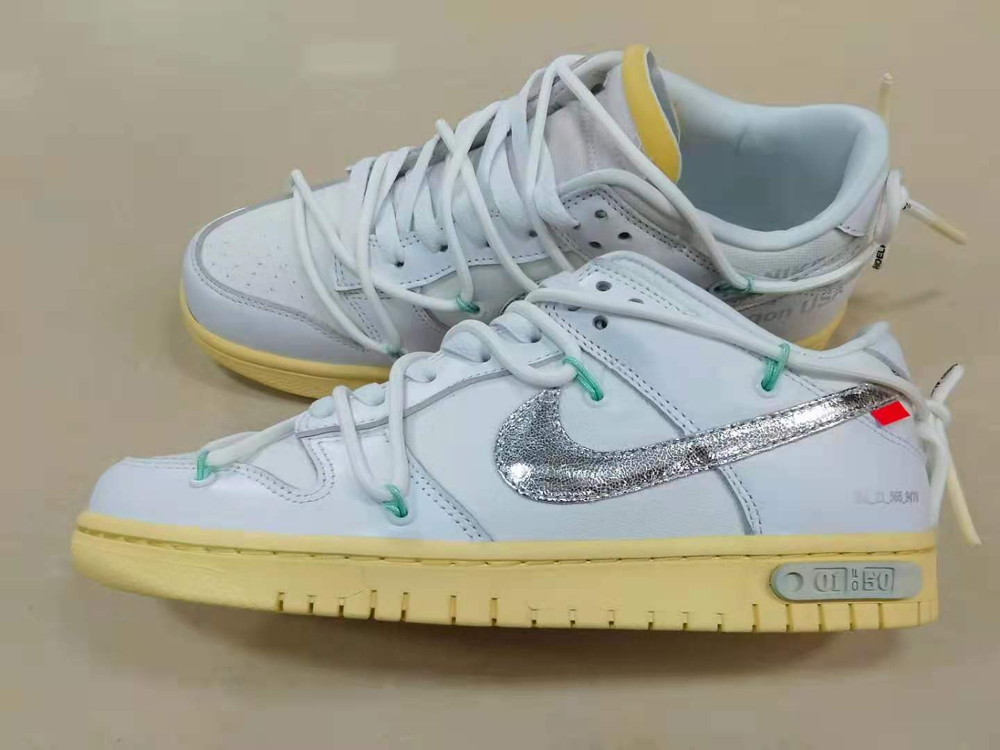 from O*ff-W*hite x Nike Dunk Low