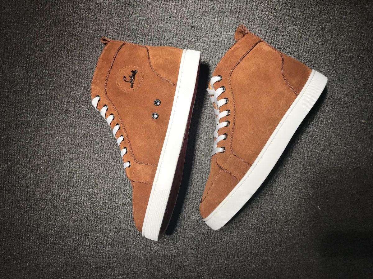 C*ristian L*uboutin Suede Leather Sneaker