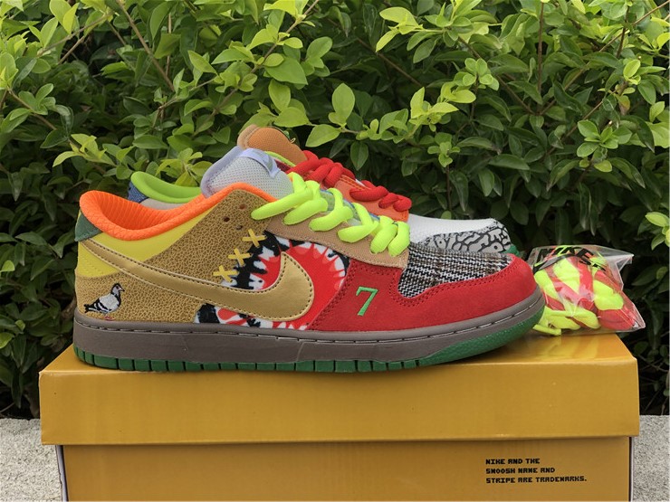 from Nike SB Dunk Low “What The” 318403-141