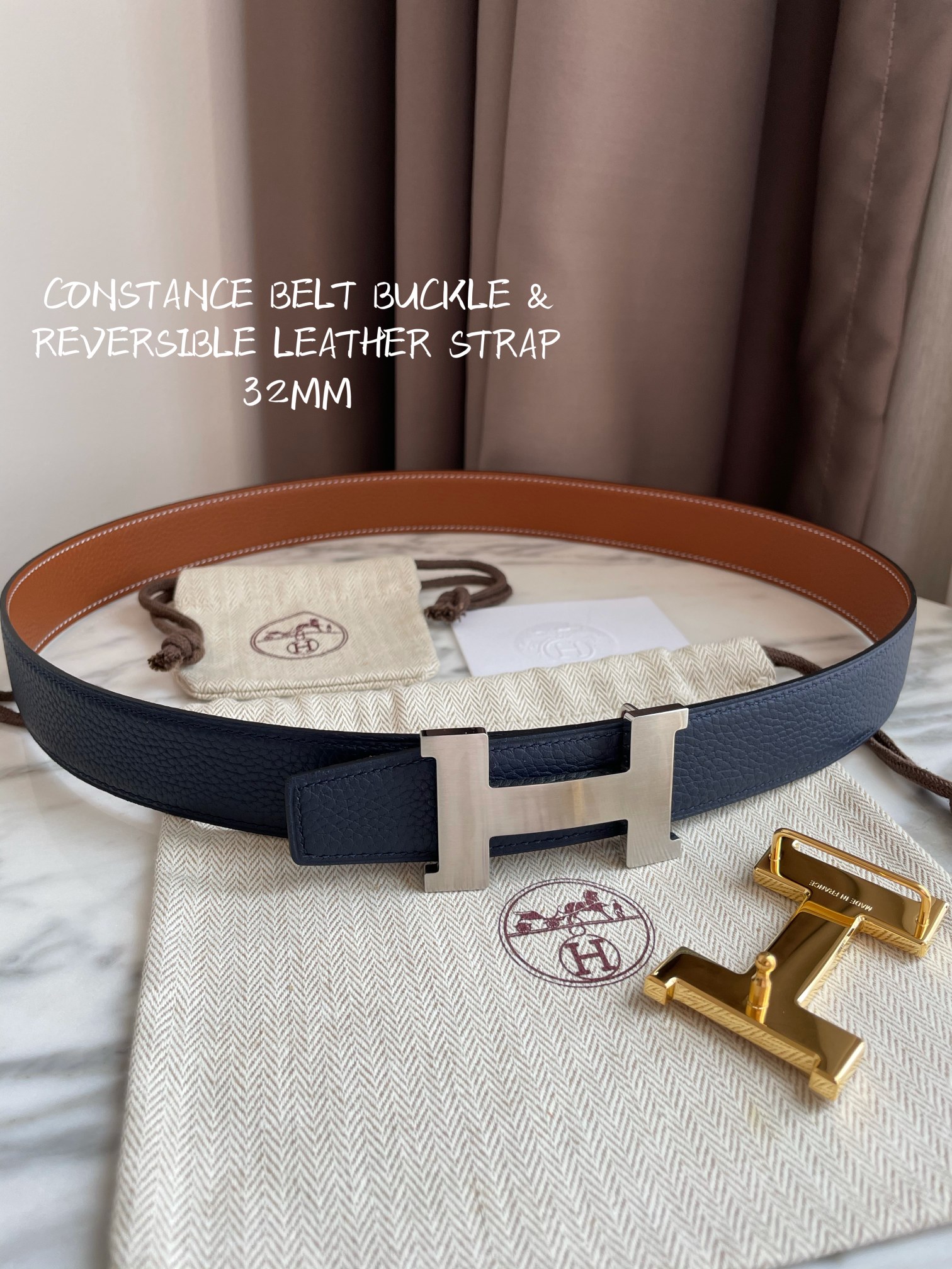 H*ermes Belts Top Quality 32mm