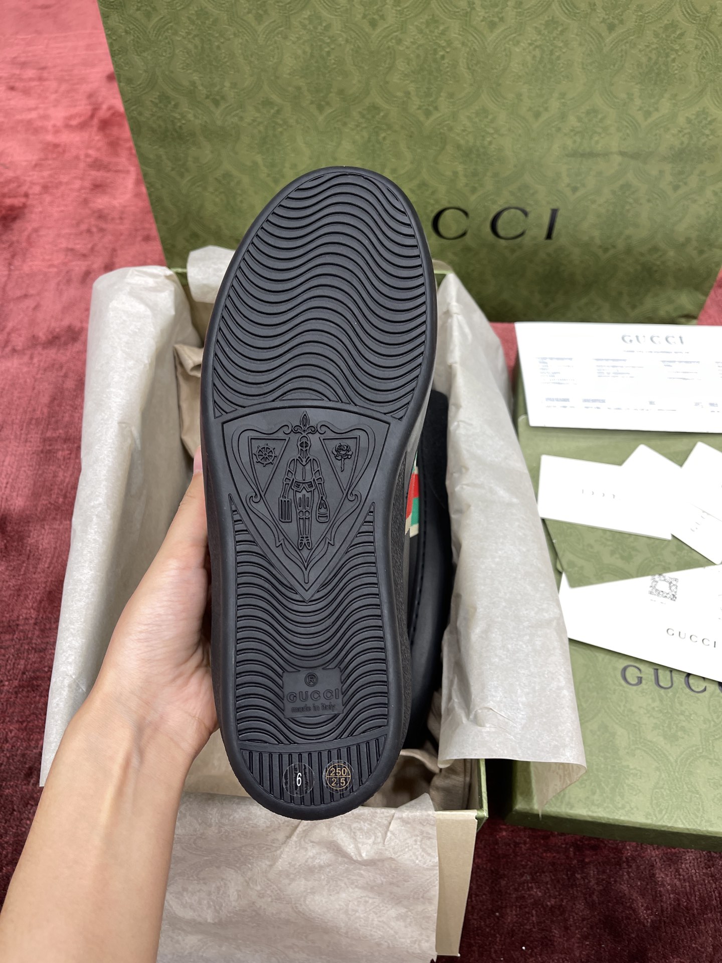 Men G*ucci Top Sneaker