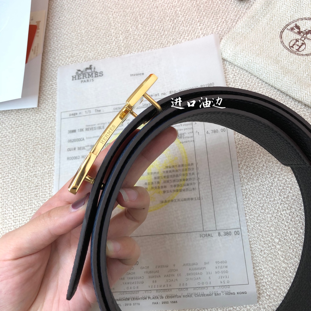 H*ermes Belts Top Quality 38mm