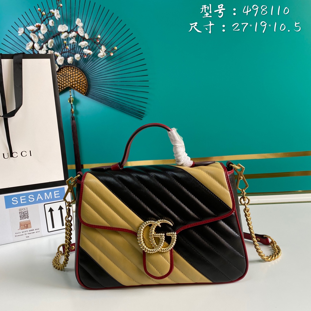 G*ucci Bag Top Quality 27*19*10.5cm