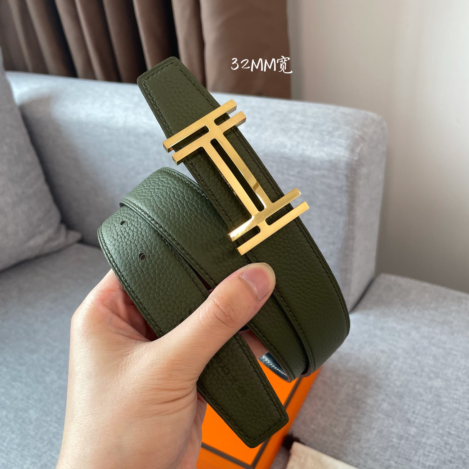 H*ermes Belts Top Quality 3.2CM