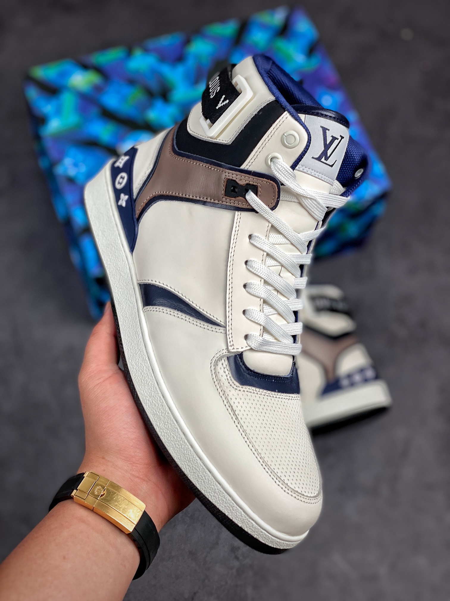 Men L*ouis V*uitton Top Sneaker