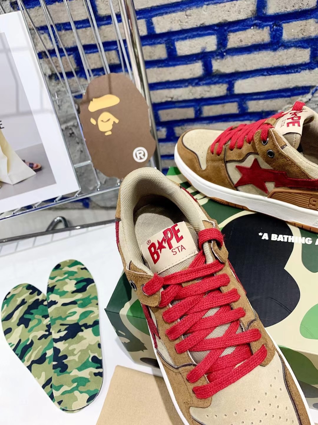 Men Women B*ape Top Sneaker