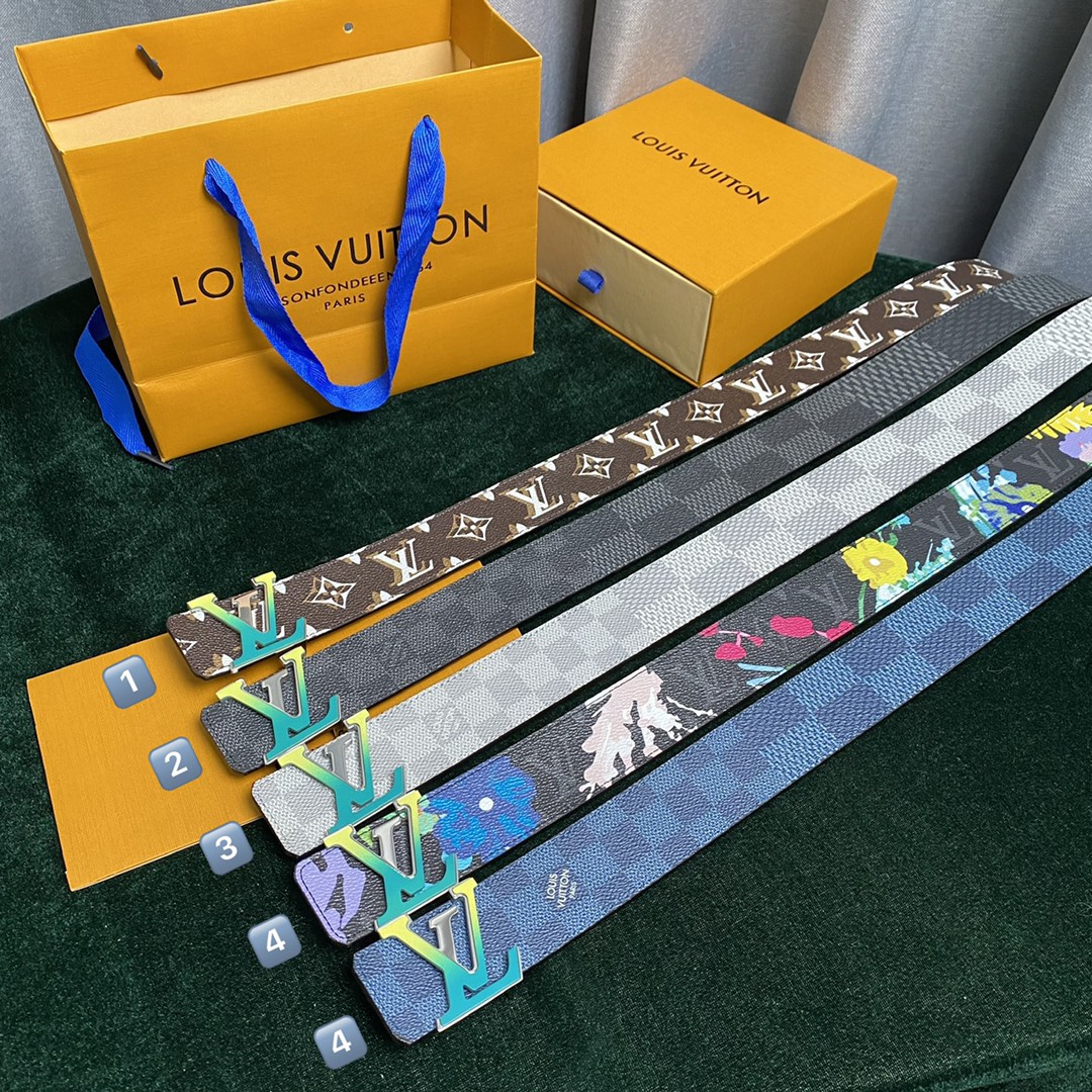 L*ouis V*uitton Belts Top Quality 40MM