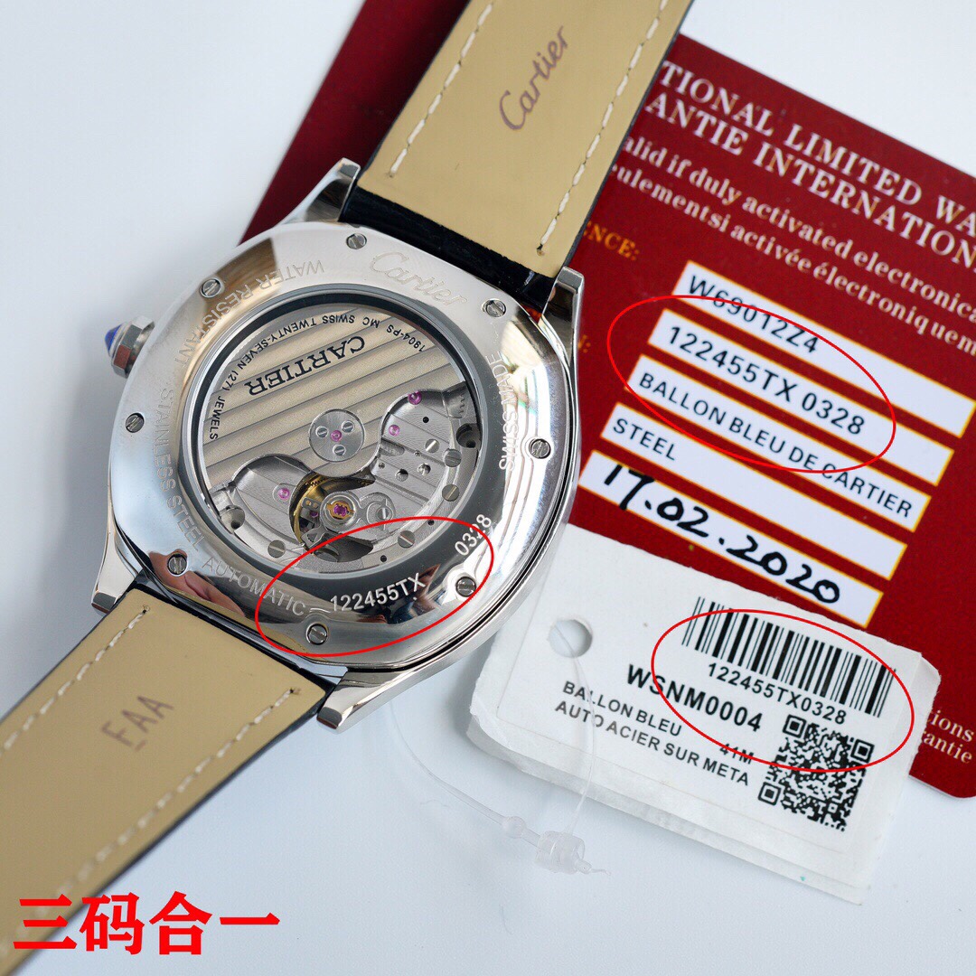 C*artier Watches Top Quality 41*40*12MM