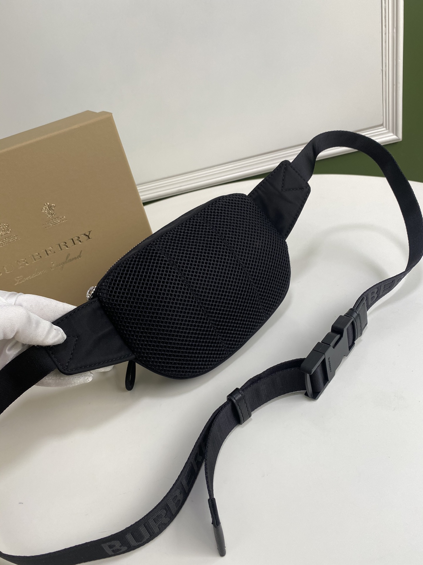 B*urberry Bag Top Quality 18.5*3.7*12.5cm