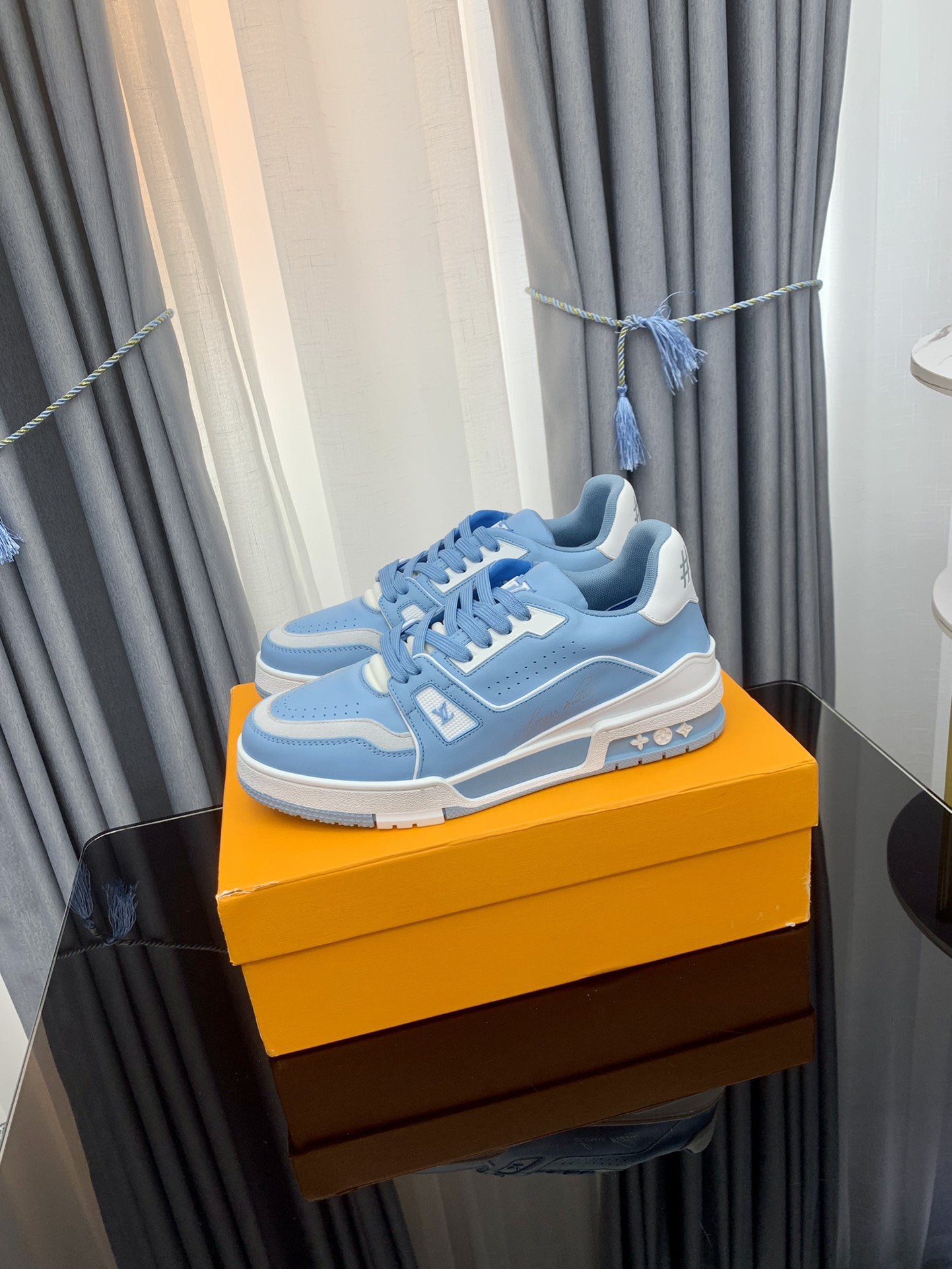 Men Women L*ouis V*uitton Top Sneakers