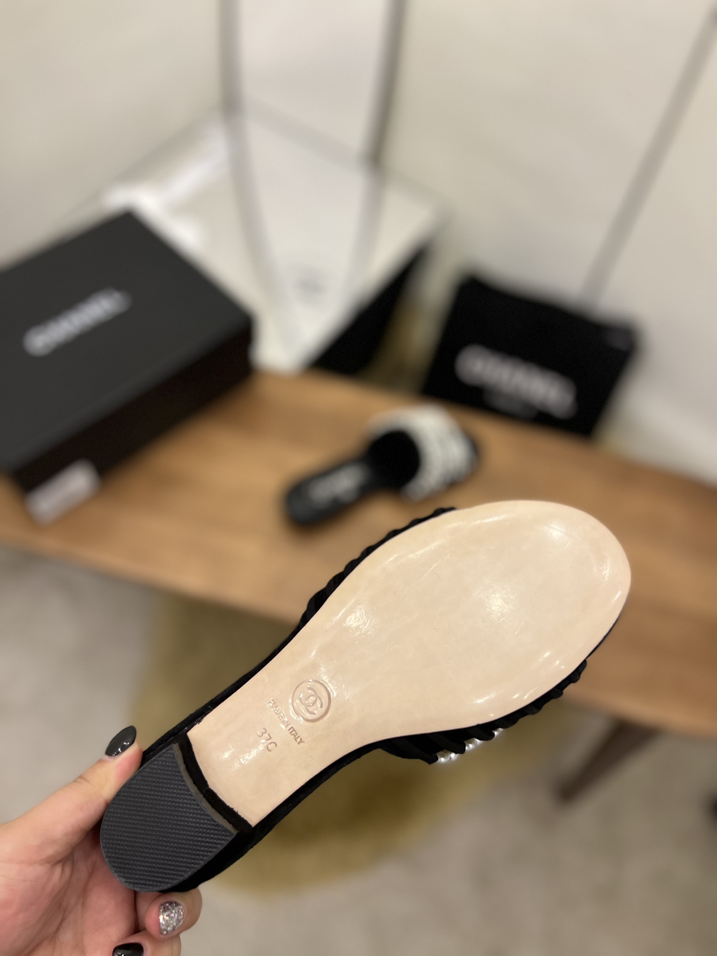 Women C*hanel Top Sandals