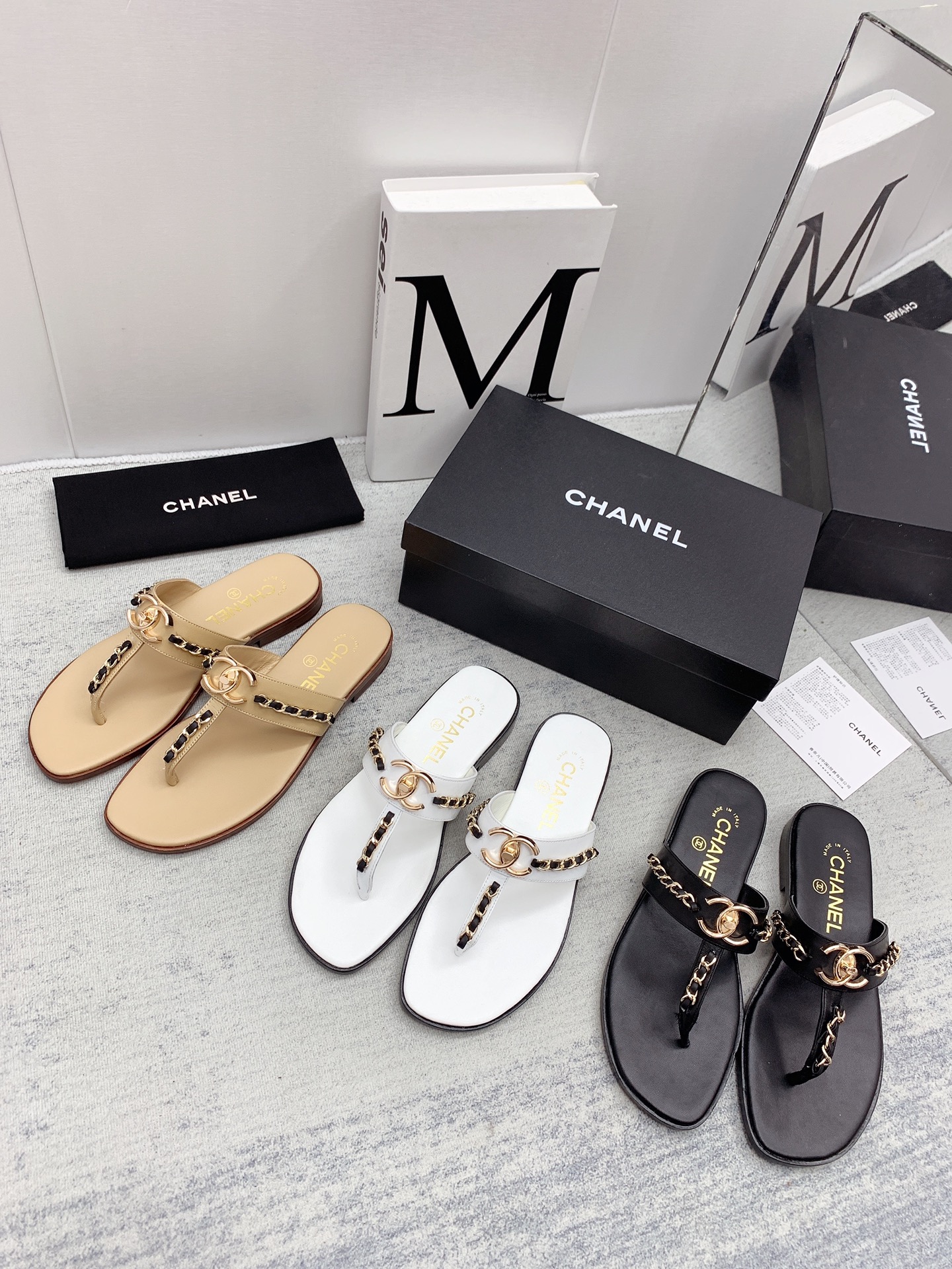 Women C*hanel Top Sandals