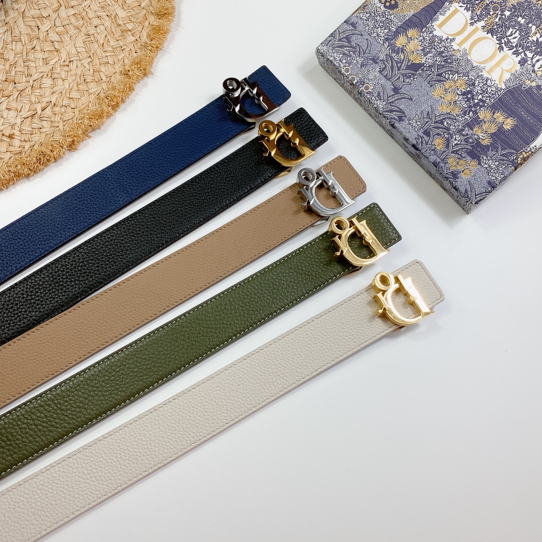 D*ior Belts Top Quality 34MM
