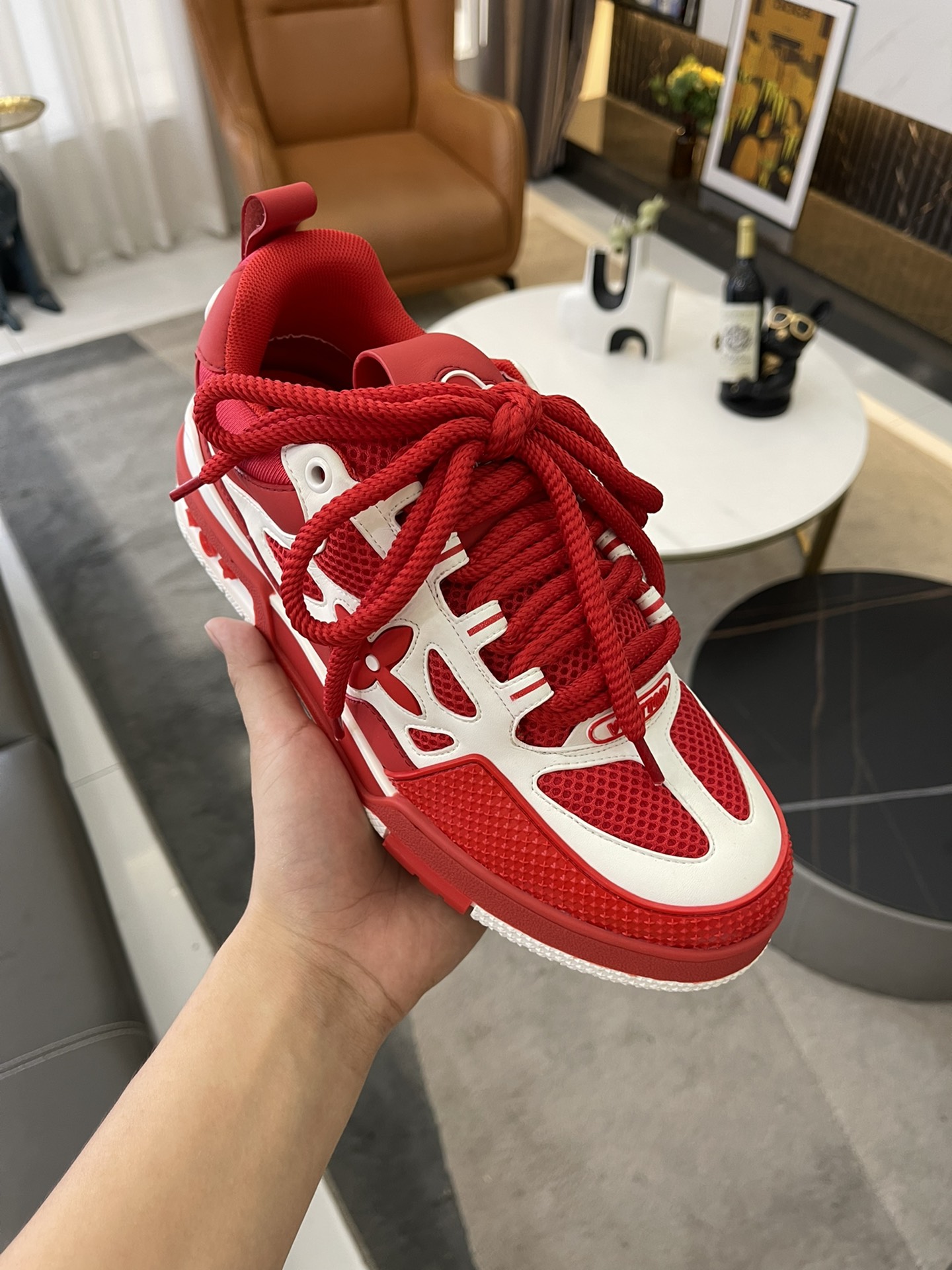 Men Women L*ouis V*uitton Top Sneakers