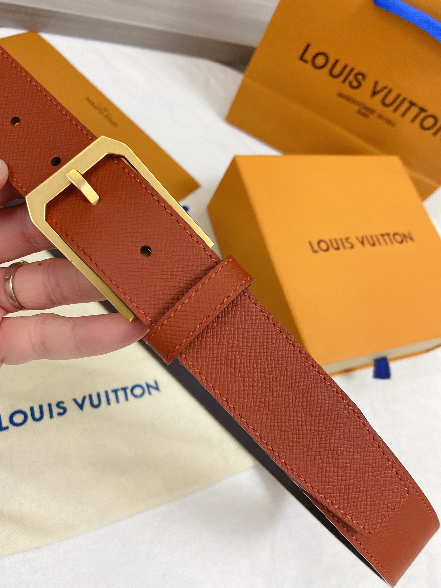 L*ouis V*uitton Belts Top Quality 35MM