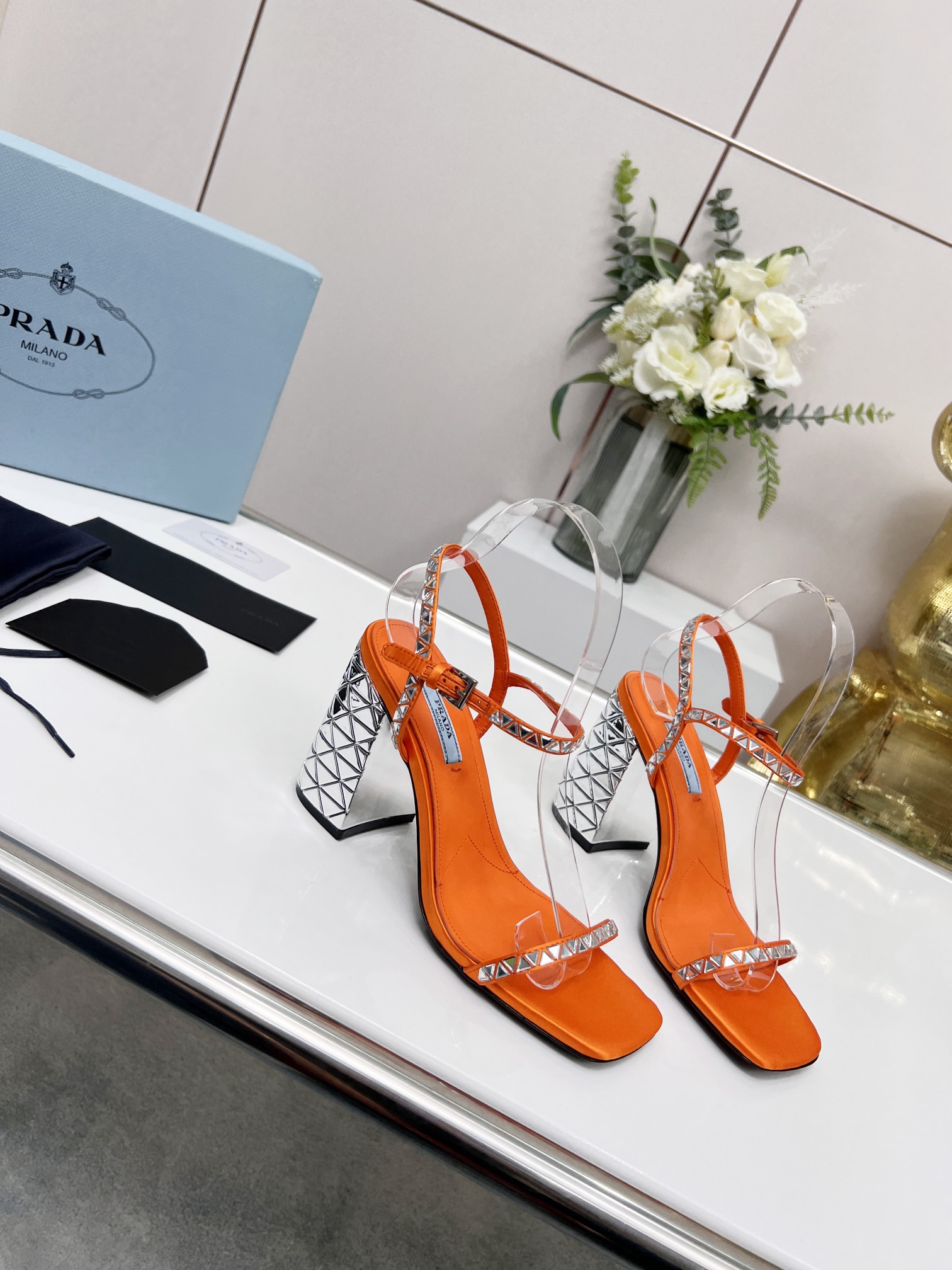 Women P*rada Top Sandals