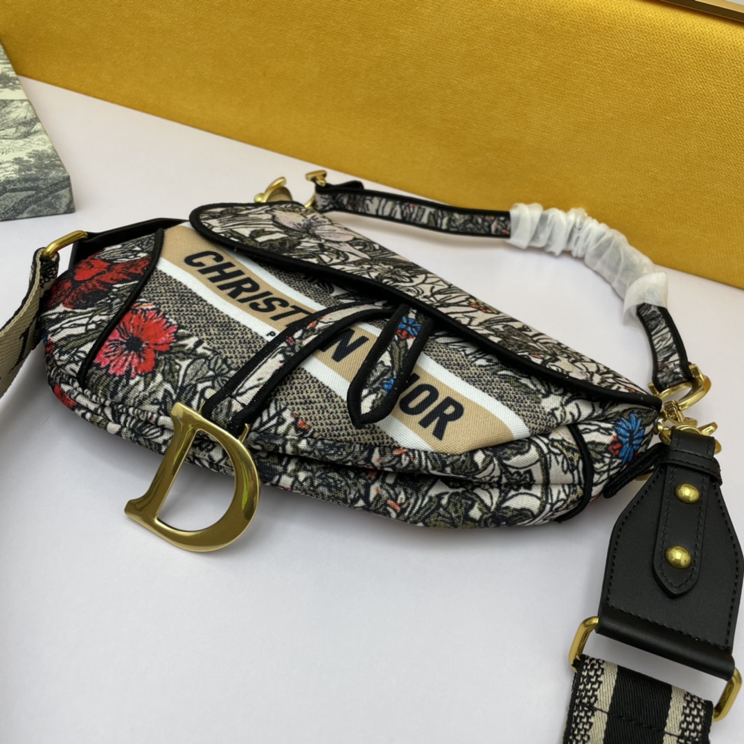 D*ior Top Bag 24*6*18cm