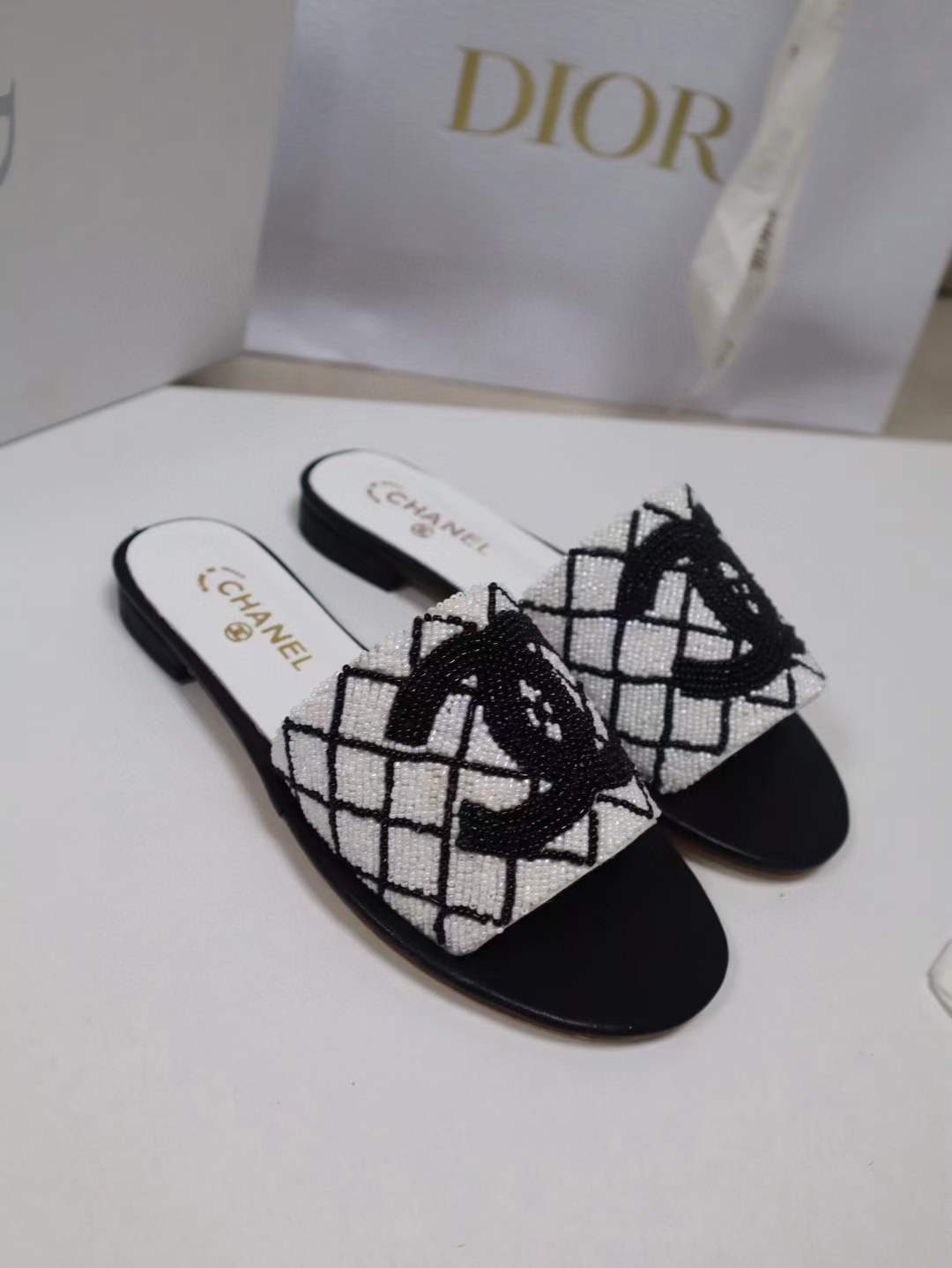 Women C*hanel Top Sandals