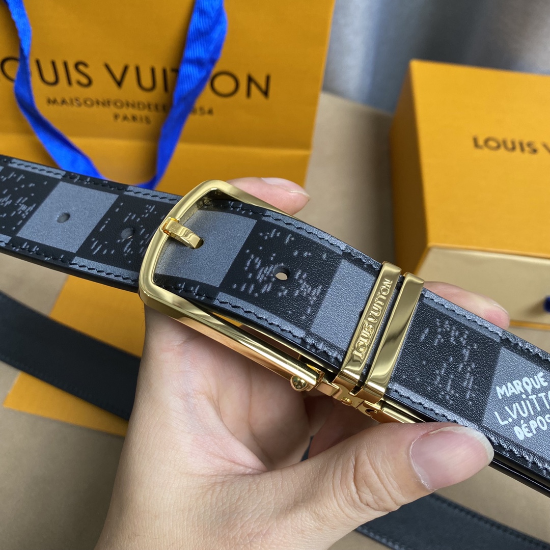 L*ouis V*uitton Belts Top Quality 35MM