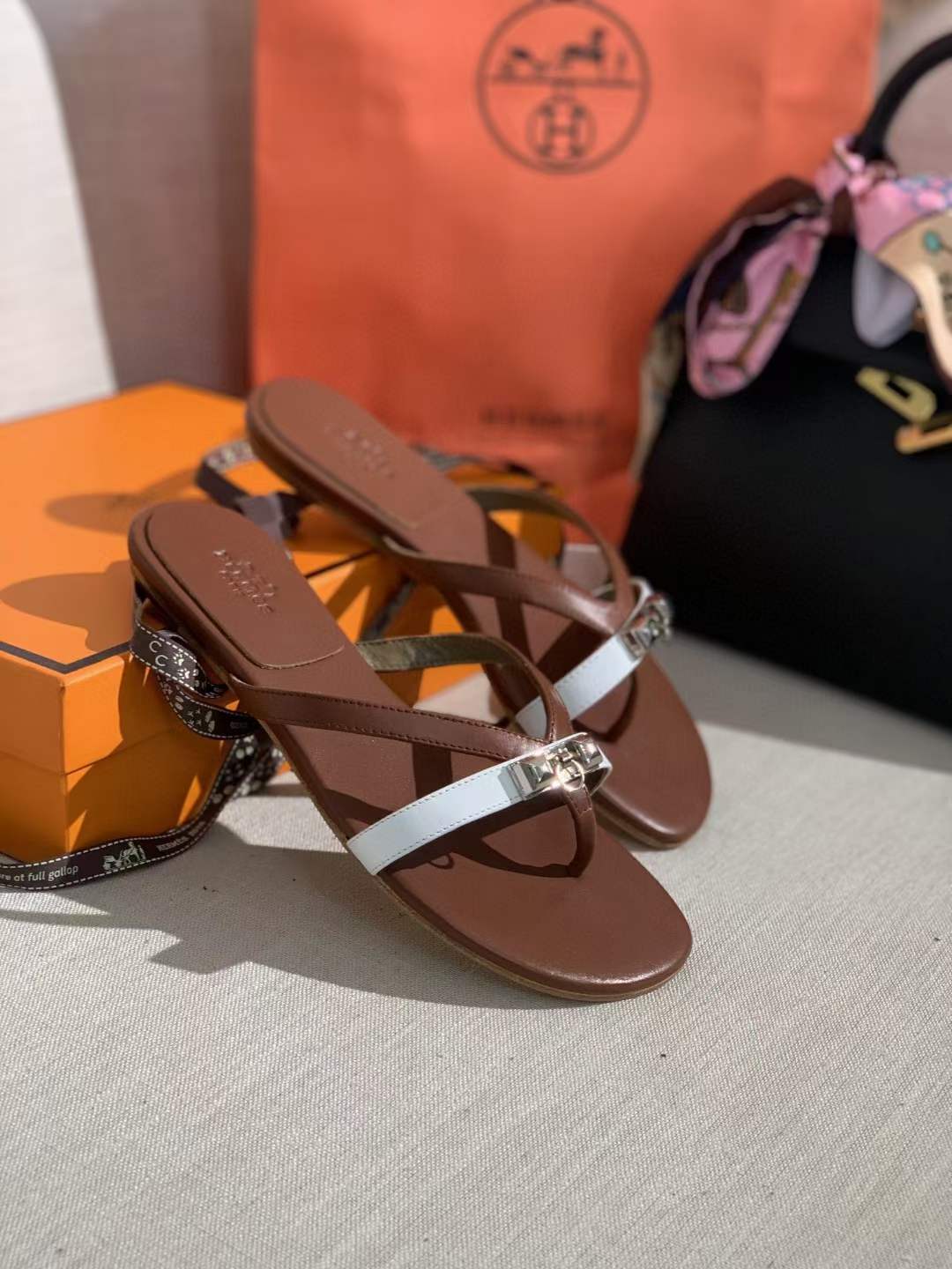 Women H*ermes Top Sandals