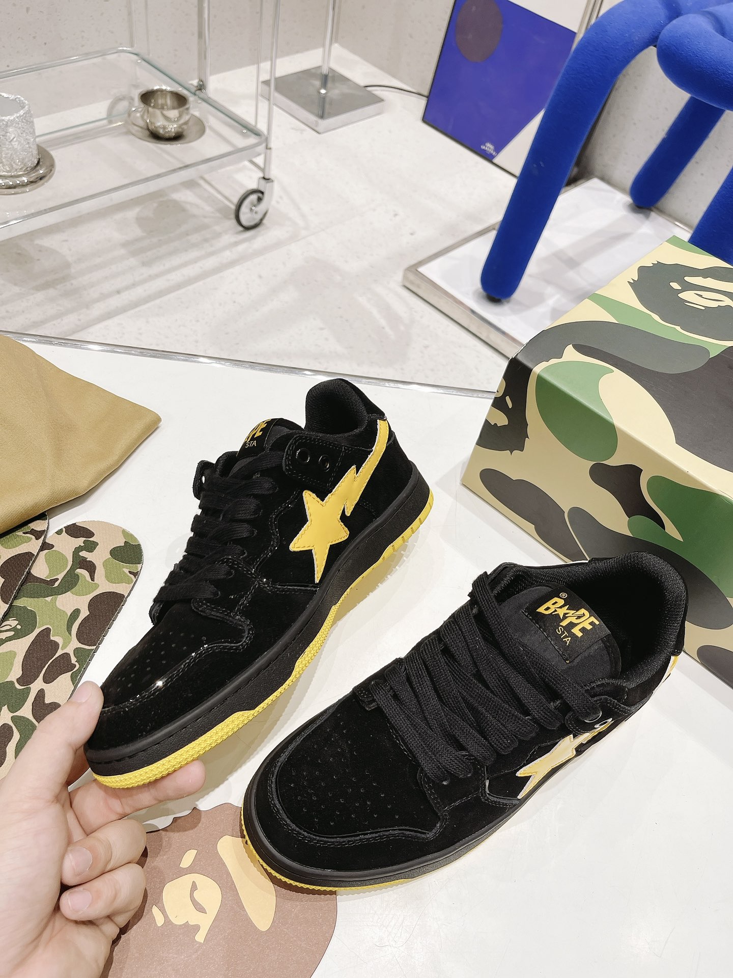 Men Women B*ape Top Sneaker