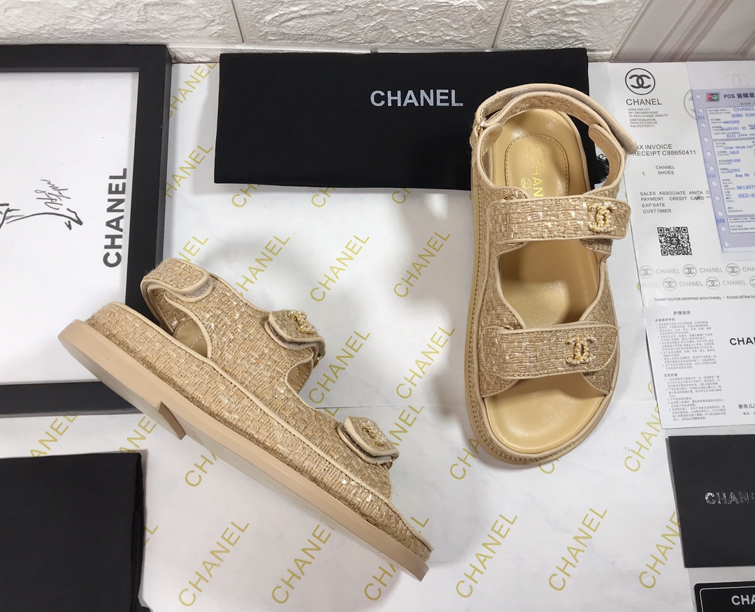 Women C*hanel Top Sandals