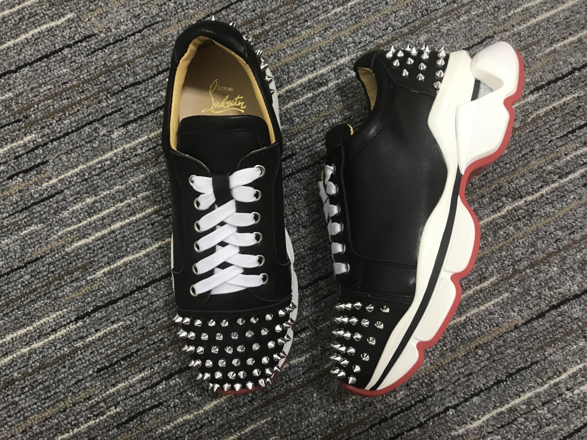 C*ristian L*uboutin Red Runner Sneaker