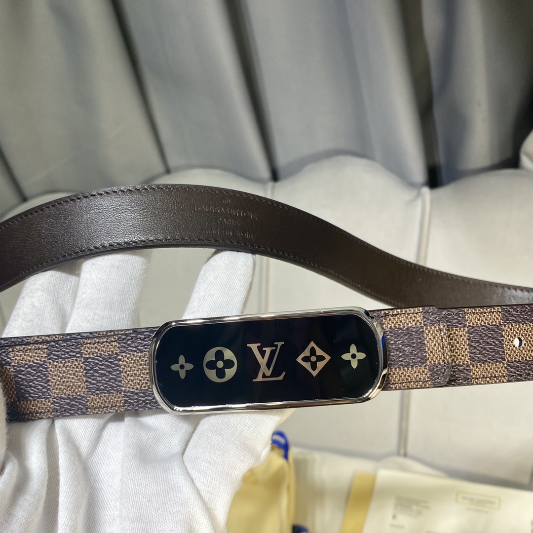 L*ouis V*uitton Belts Top Quality 25MM
