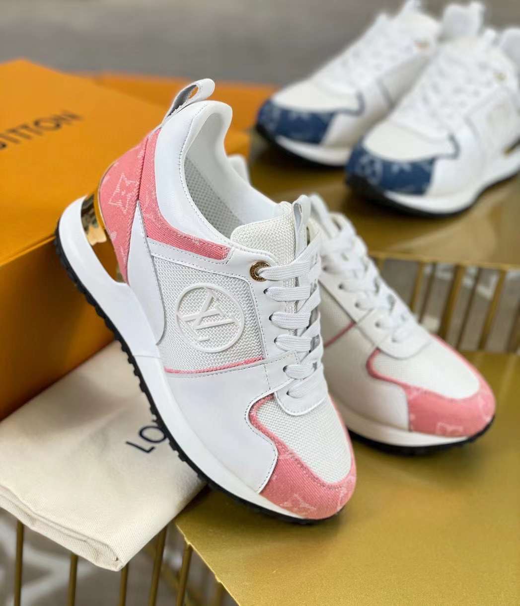 Women L*ouis V*uitton Run Away Top Sneaker