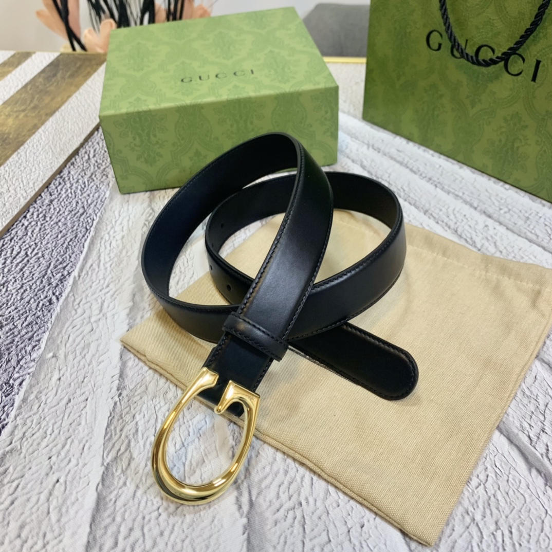 G*ucci Belts Top Version 3.0cm