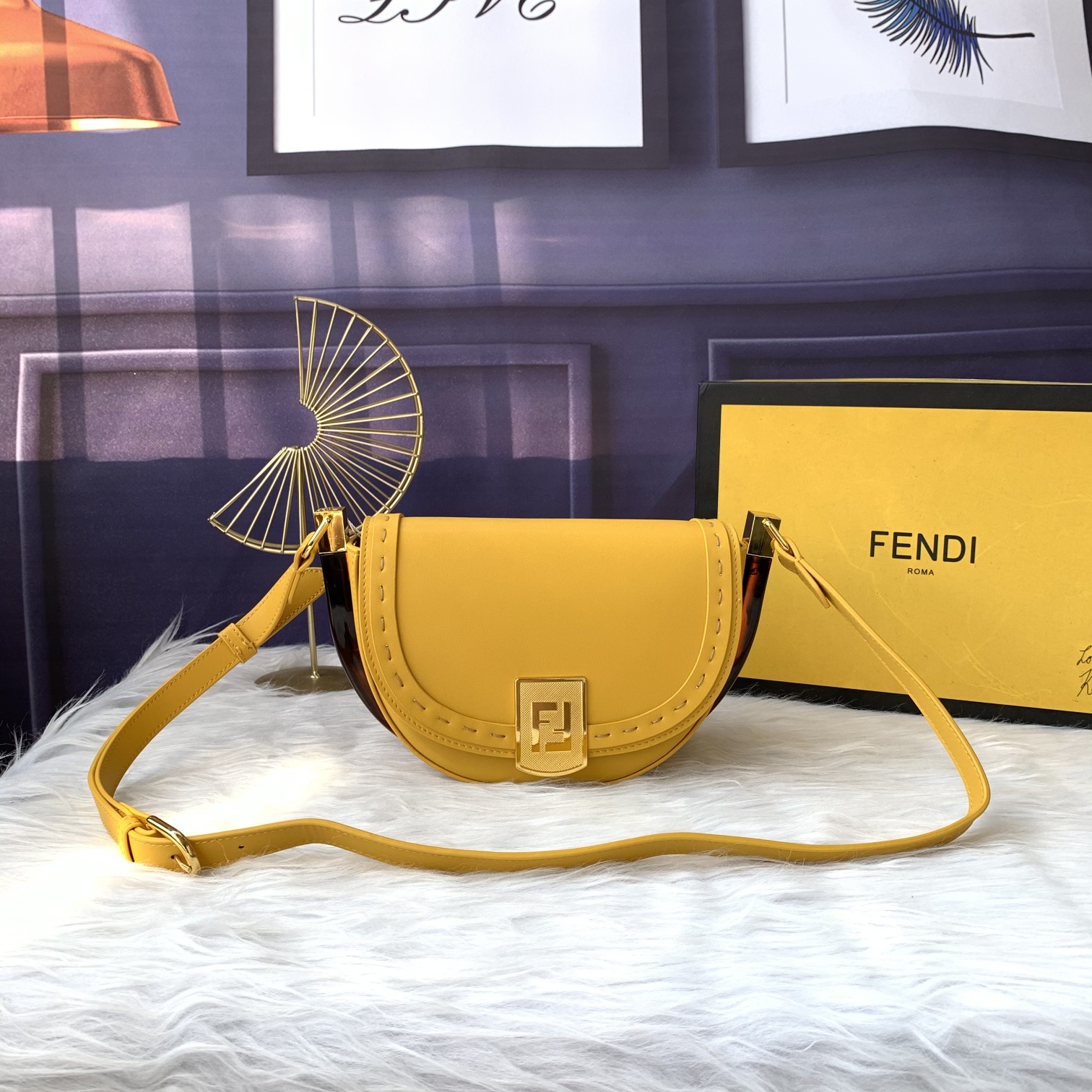 F*endi Top Bag 21*14*9cm