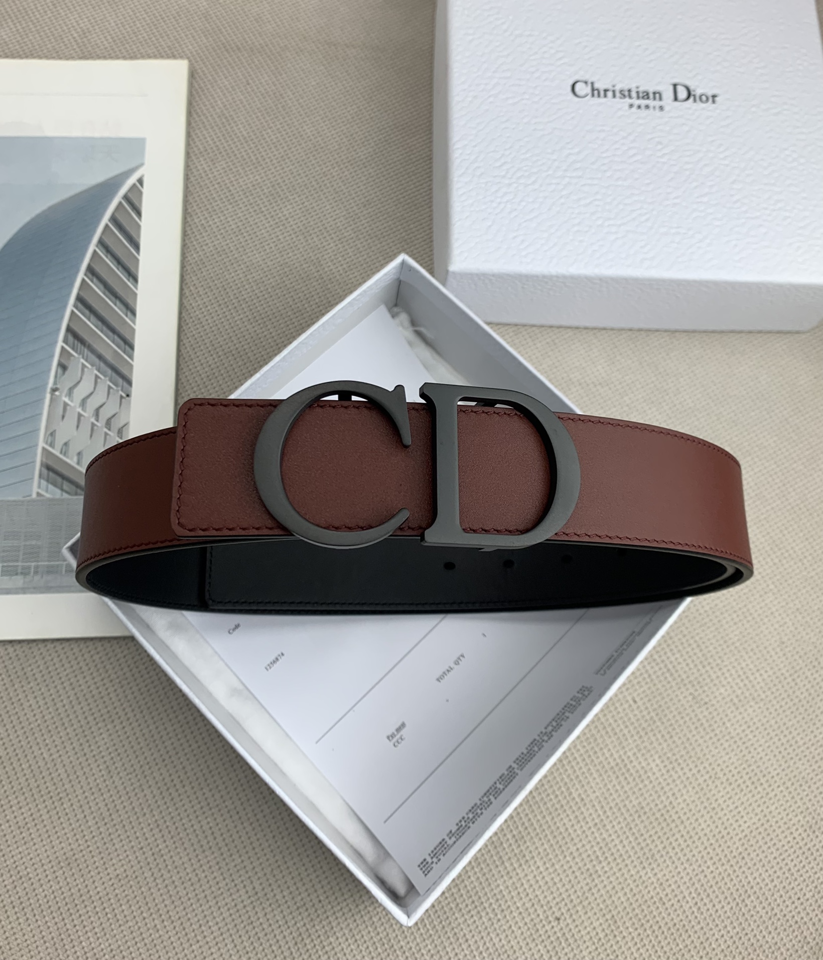 D*ior Belts Top Quality 35MM