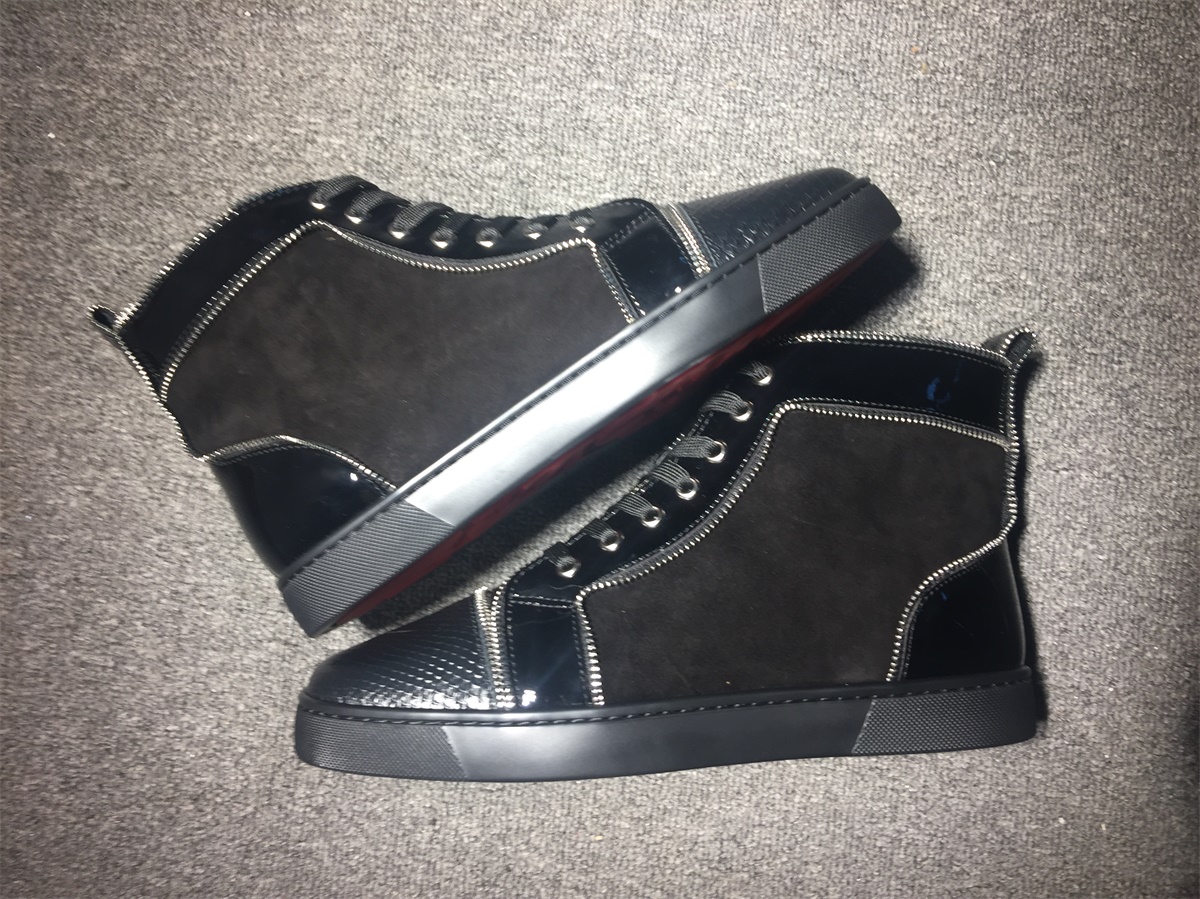 C*ristian L*uboutin Suede Leather Sneaker