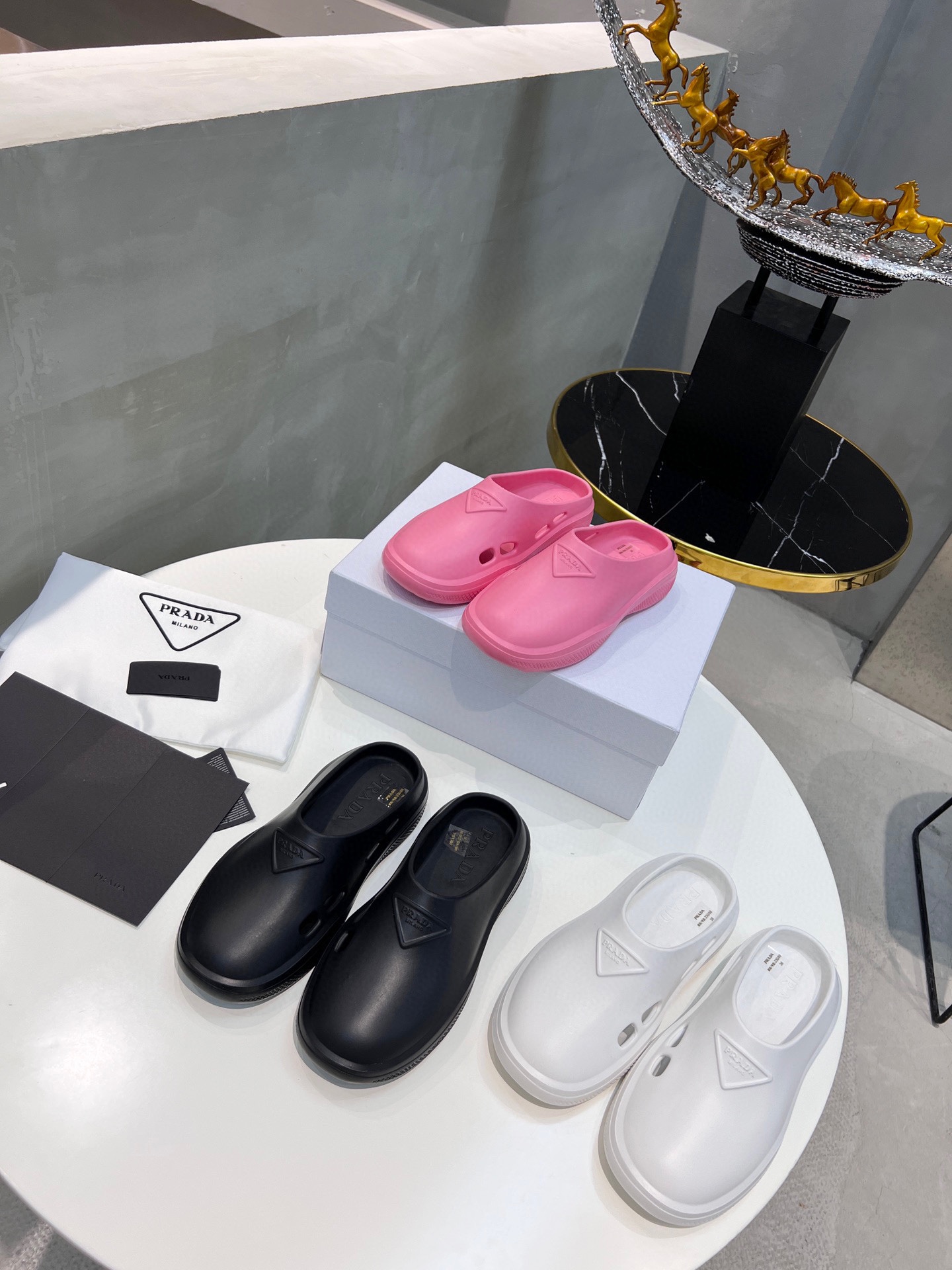 Men Women P*rada Sandals Top