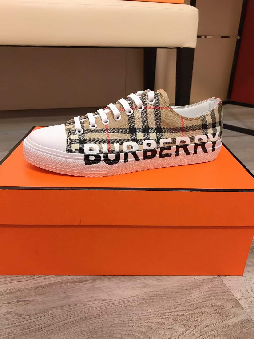 Men B*urberry Top Sneaker