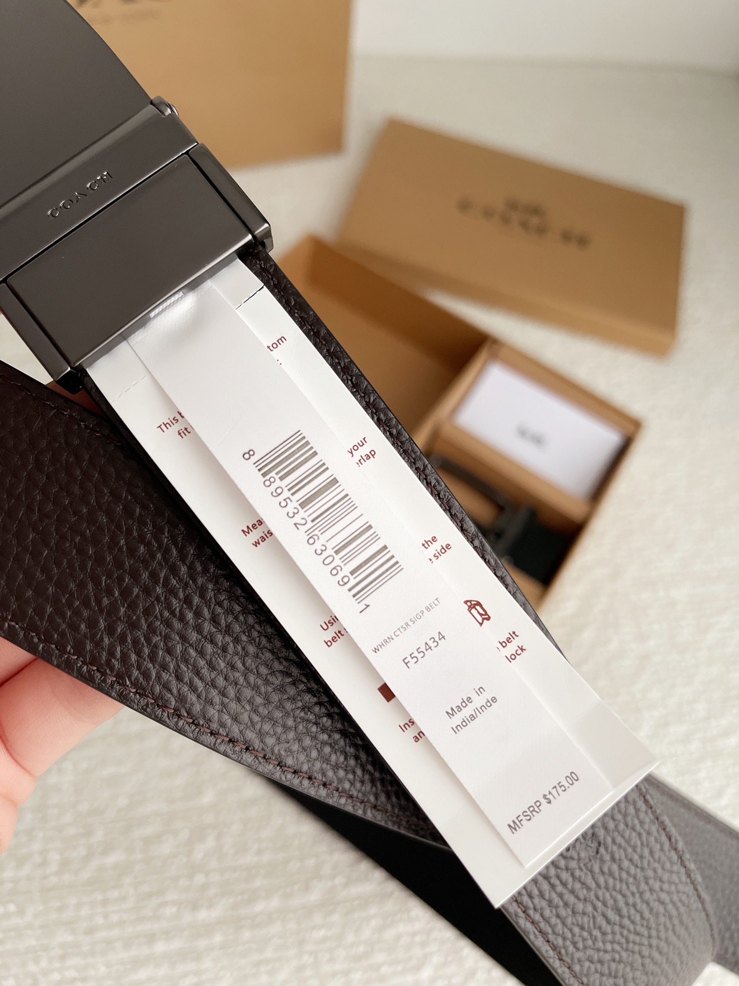 C*oach Belts Top Quality 37MM