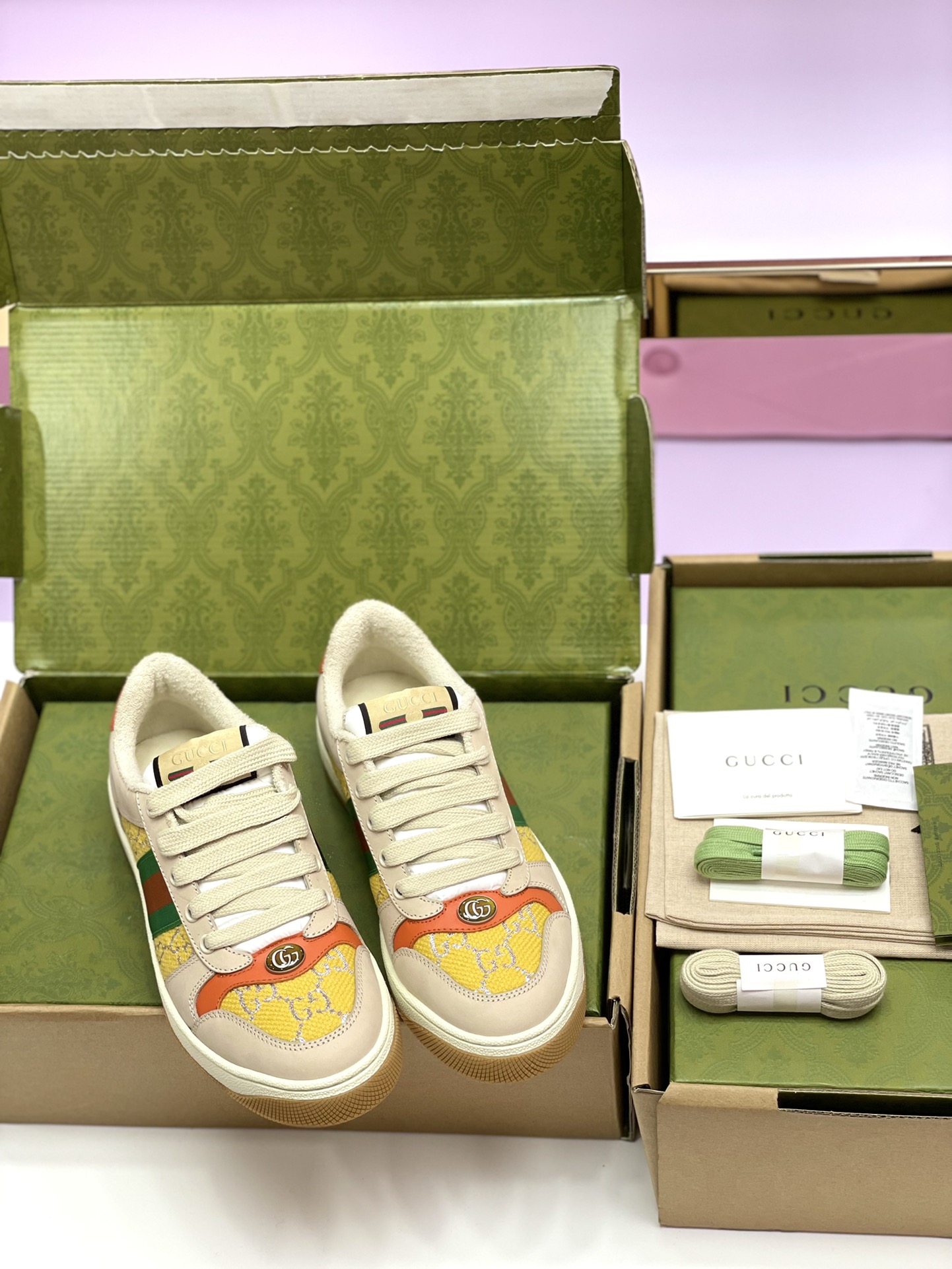 Men Women G*ucci Top Sneaker