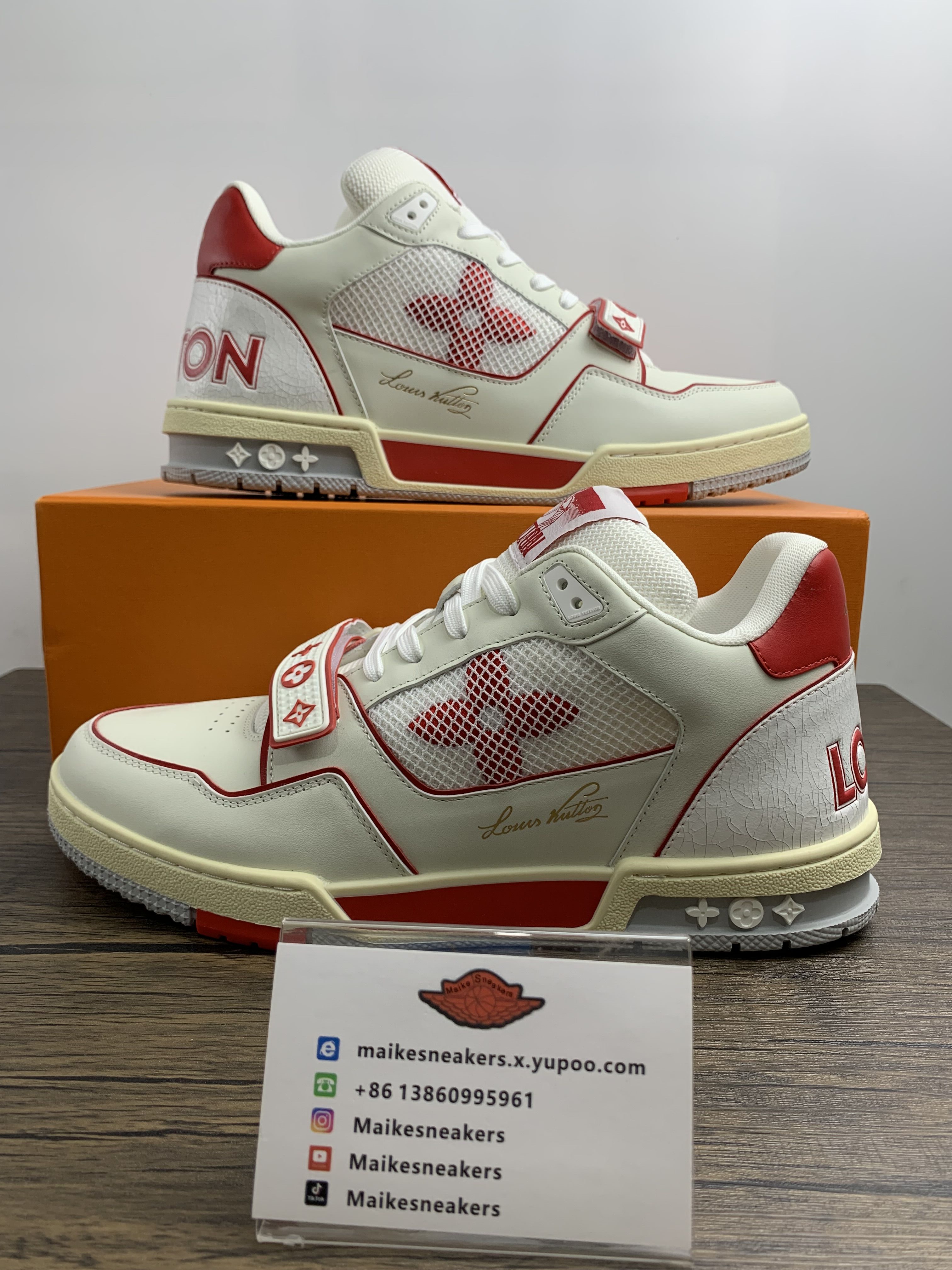 Men L*ouis V*uitton Top Sneakers