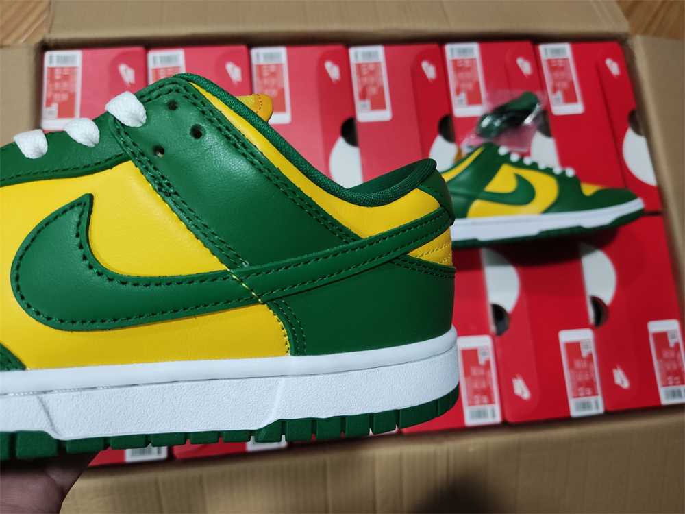 from Nike Dunk SB Low SP Brazil CU1727-700