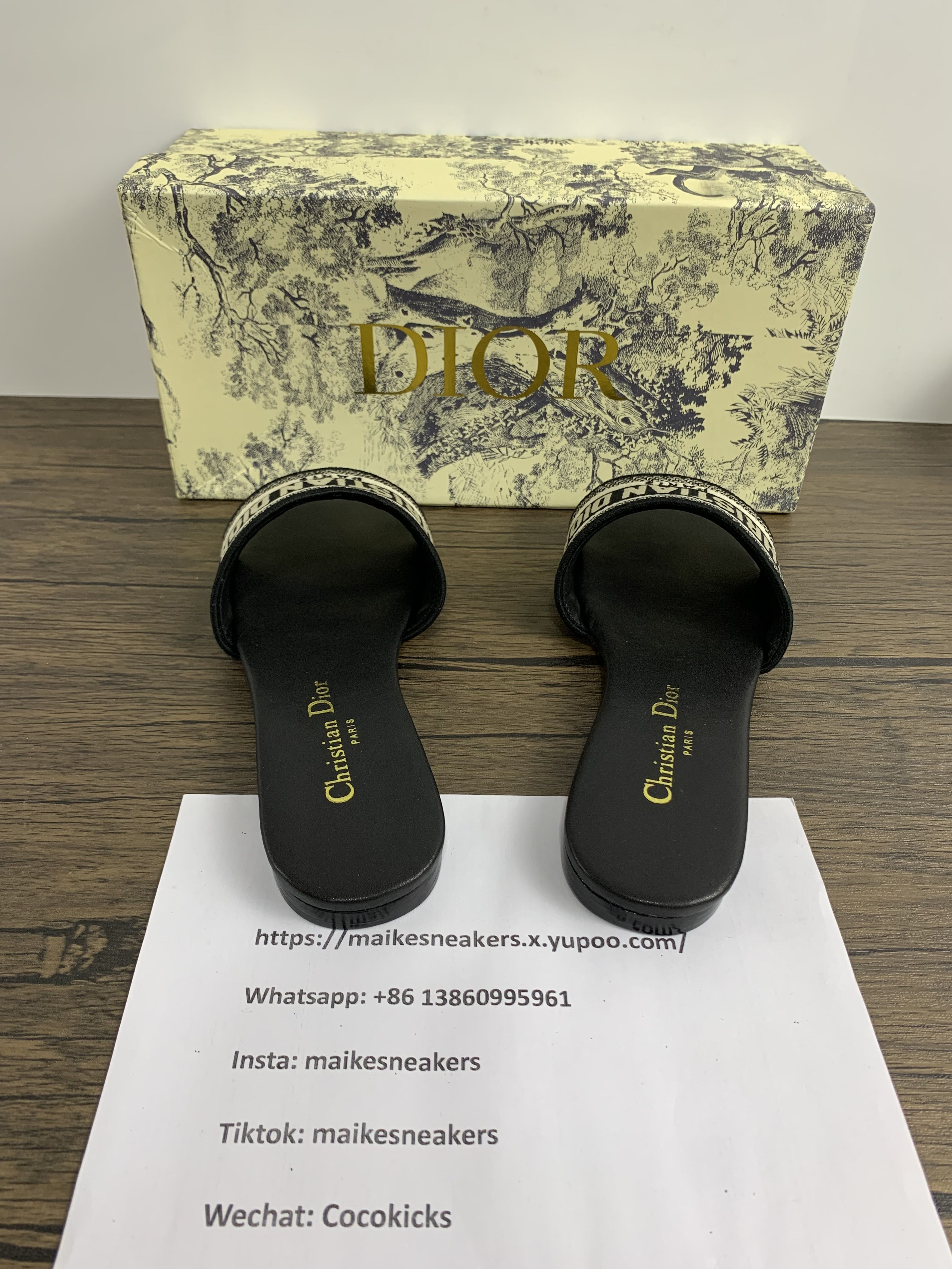 Women D*ior Top Quality Sandals